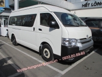 Xe Toyota Hiace máy xăng - Công Ty TNHH Dịch Vụ Ô Tô Sài Gòn Toyota Tsusho